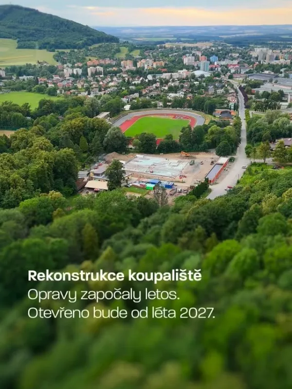 Letos začala rekonstrukce kopřivnického koupaliště. První návštěvníci se budou moci okoupat již v l…