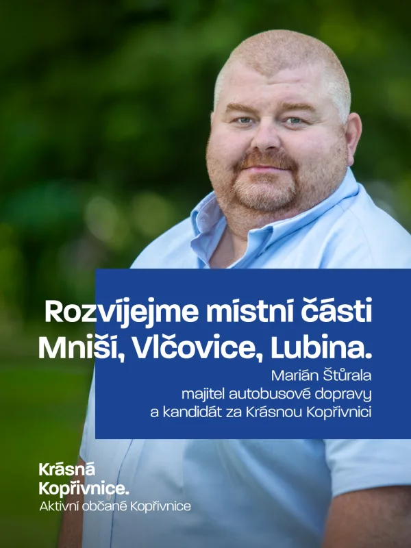 Místní části — od nejmenších Vlčovic přes Mniší až po Lubinu — pro nás nejsou okrajové. Každá z nic…