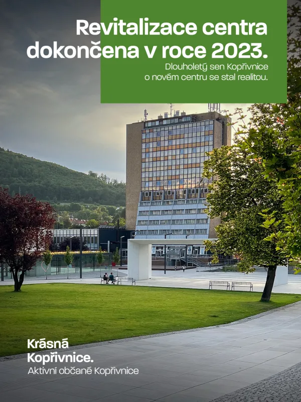 Nové náměstí. Revitalizace centra byla dokončena v roce 2023. Dlouholeté úsilí se stalo realitou.