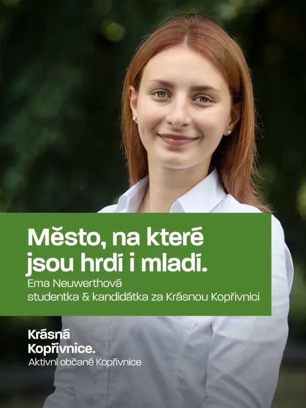 Ema je vysokoškolská studentka, milovnice hudby, kultury, umění a Kopřivnice. A stejně jako mnoha d…